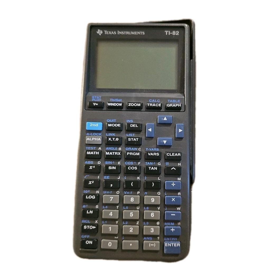 Texas Instruments TI-82  Graphing Calculator With‎ Cover Tested Working